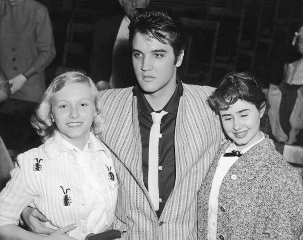 1957: Elvis sings here, but squeals of 11,000 often drown him out